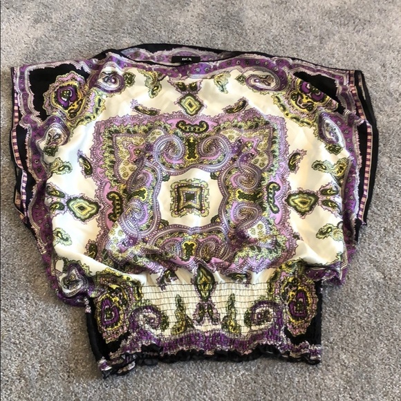 BCX Tops - Paisley top - size M